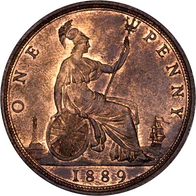 one penny piece